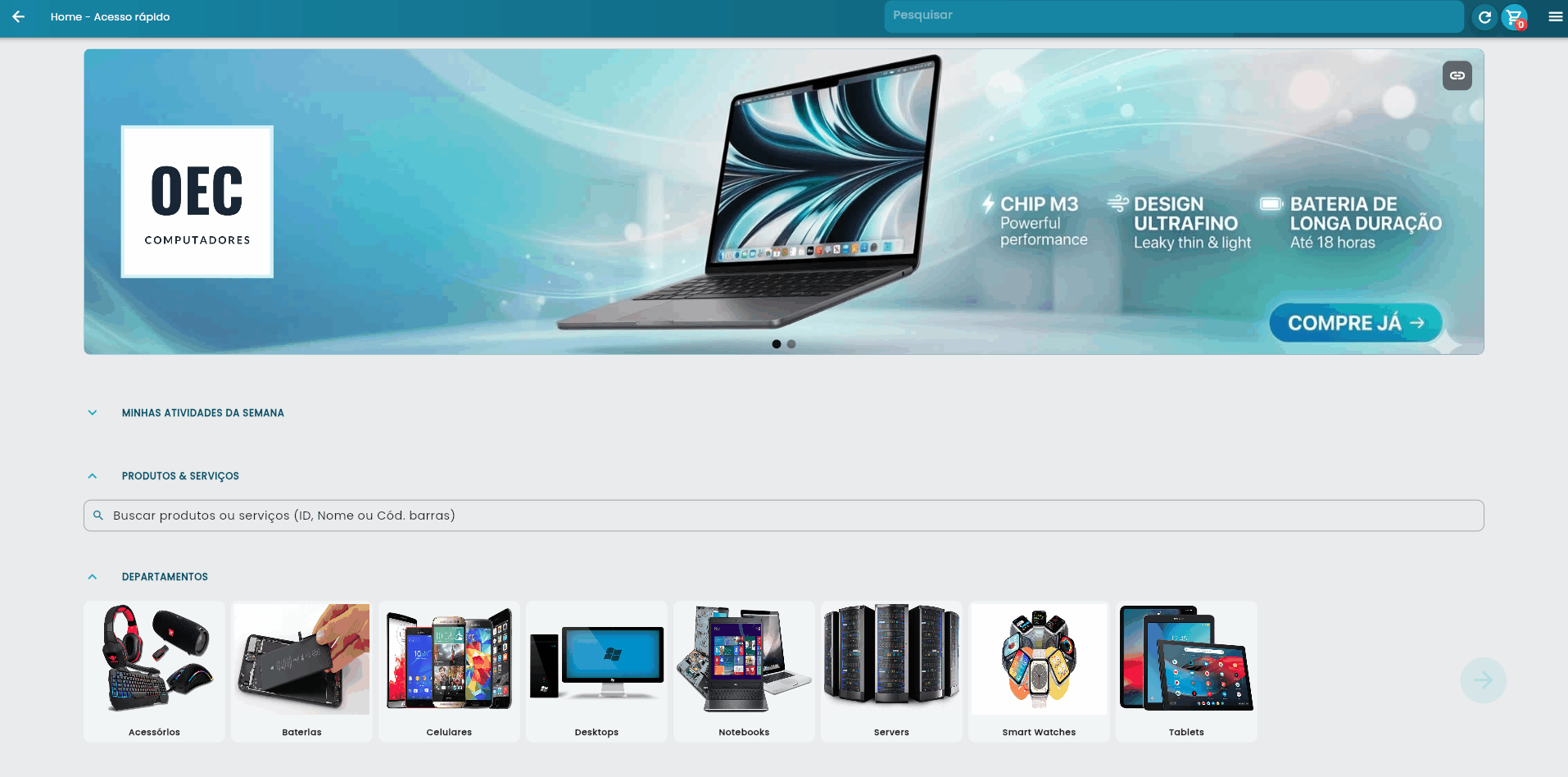 Demonstração do gestor aprovando