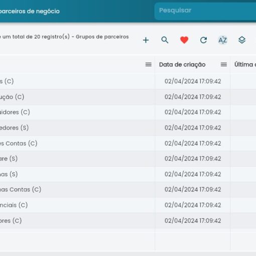 Grupos De Clientes E Fornecedores