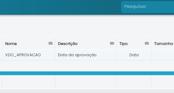 Lista Campos Usuario