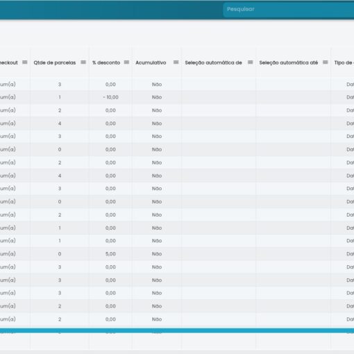 Lista De Condicoes De Pagamento