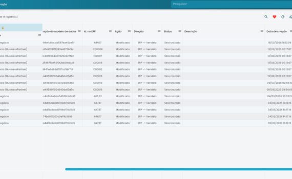 Lista Fila Integracao