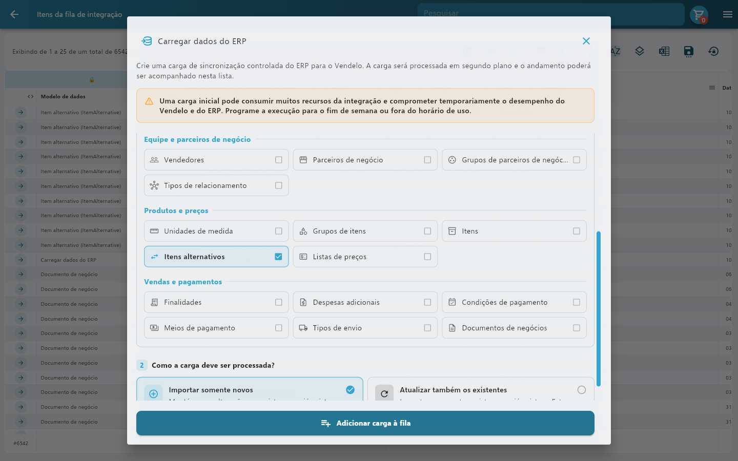 Tela: escolher grupos v2 (computador)